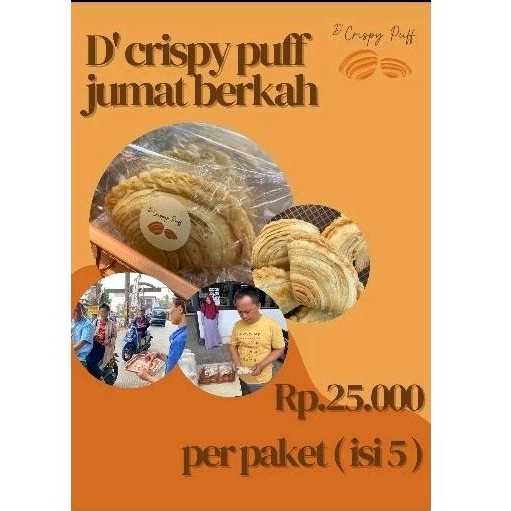 

Paket jumat berkah curry puff dan choco puff