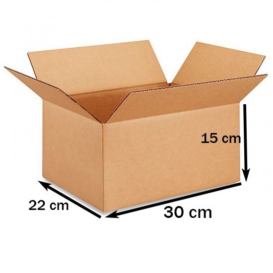 

Kardus - Polos - Kraft -30 cm x 22 cm x 15 cm - SWR