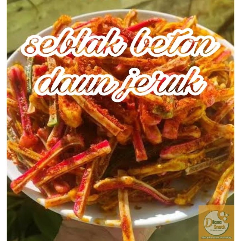 

Kerupuk Seblak beton daun jeruk 250gr