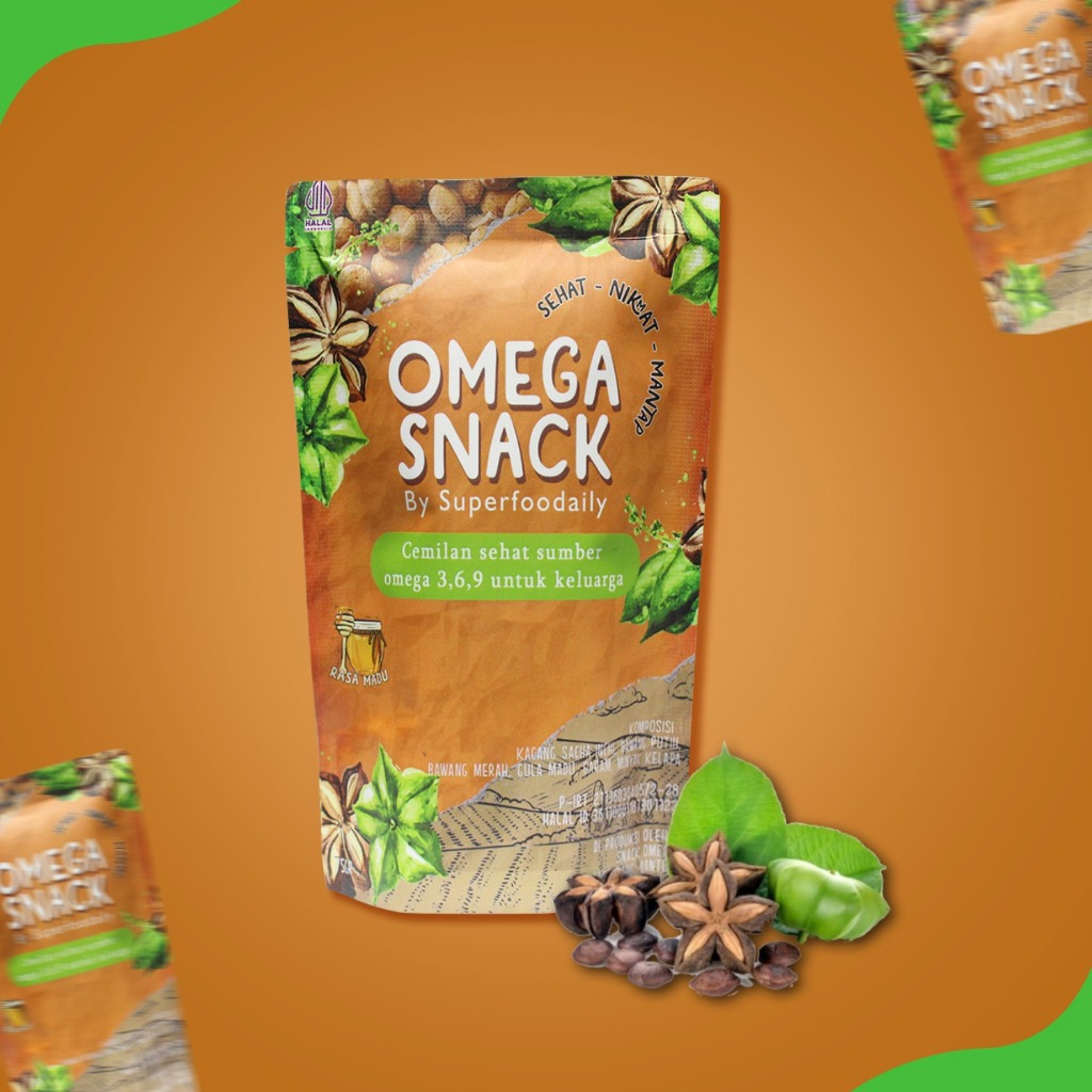 

kacang sacha inchi omega snack rasa madu