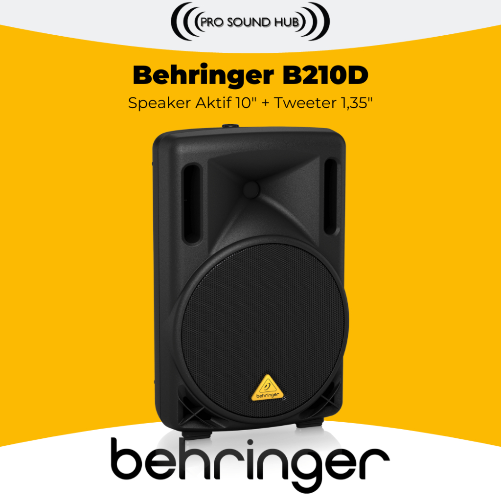 Behringer B210D B210 B-210D B 210 D 200W 10” Powered Speaker
