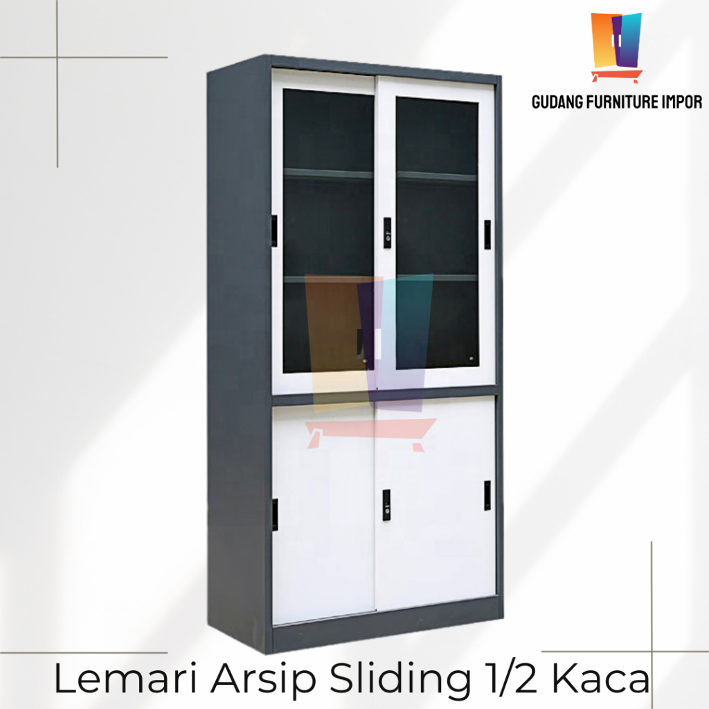 Lemari Arsip Sliding / Lemari Arsip Besi Sliding / Lemari Arsip Besi / Lemari Kantor Besi / Lemari A