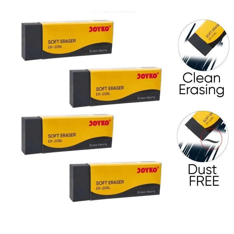 

ER-20BL Penghapus Setip Pensil Joyko ER-20BL (Black-Hitam) Besar