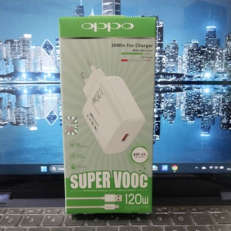 CHARGER OPPO 120W SUPER VOOC