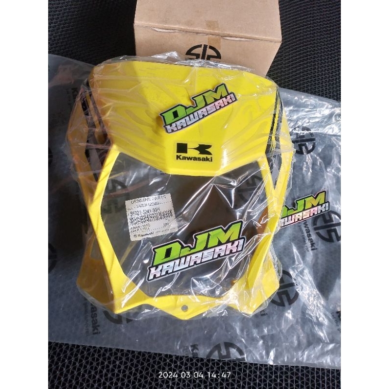 Batok lampu KLX  D-Tracker new KLX BF Kuning original kawasaki