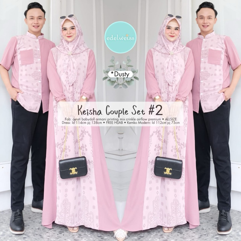 KEISHA COUPLE SET 2 | COUPLE | SARIMBIT | COUPLE BATIK | COUPLE POLOS | SARIMBIT BATIK | SARIMBIT PO