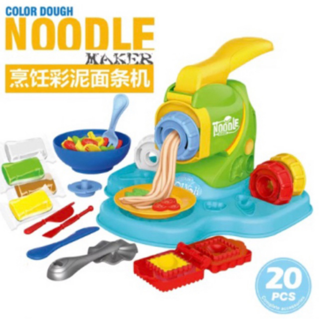 Mainan Cetakan Playdough Noodle Maker Colour Dough