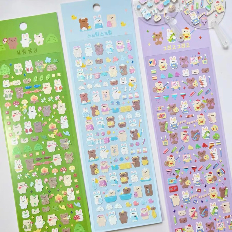 

sticker deco korean photocard confetti volzzi stiker lucu waterproof glitterreadystock B1012 B706 B1725