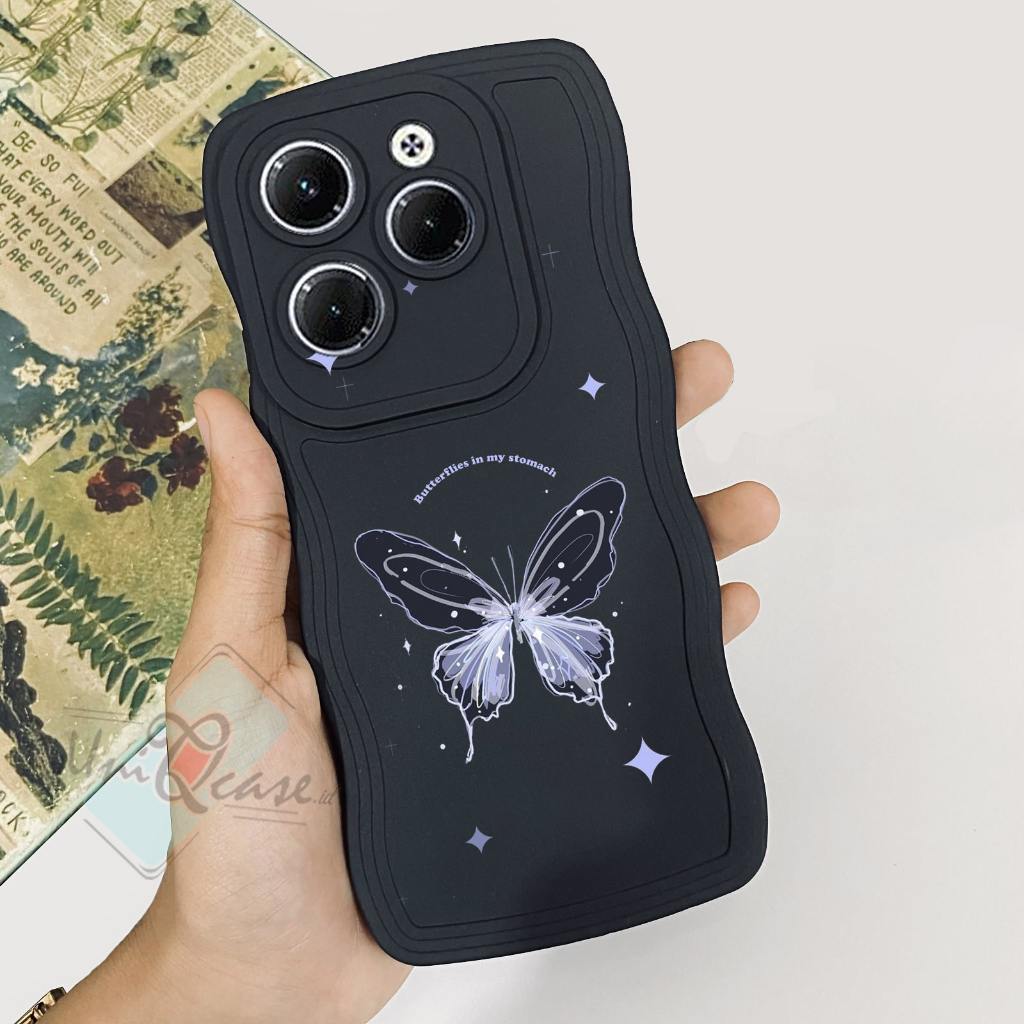 Softcase Gelombang Infinix Hot 40 Infinix Hot 40 Pro Infinix Hot 40i Terbaru [GLB01] Case Handphone 