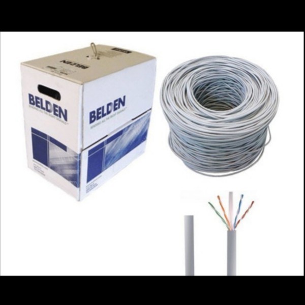 KABEL LAN UTP cat 6 / cat6 Merk Belden made in USA 1 roll Original