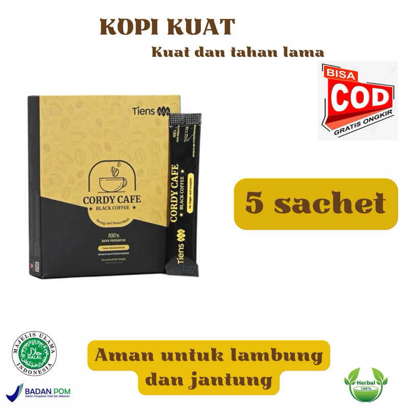 

ORIGINAL CORDY COFE BLACK TIENS- cordy cafe tiens kopi kuat pria tahan lama kopi dewasa Original 100%