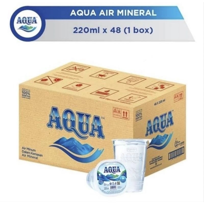 

AQUA GELAS 1 KARTON 48 X 220mL (CUP)