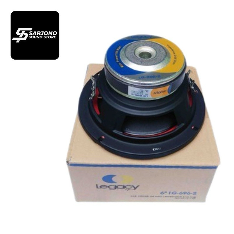 speaker subwoofer Legacy 6 inch LG 696 2 double coil Murah Bestseller Terbaik