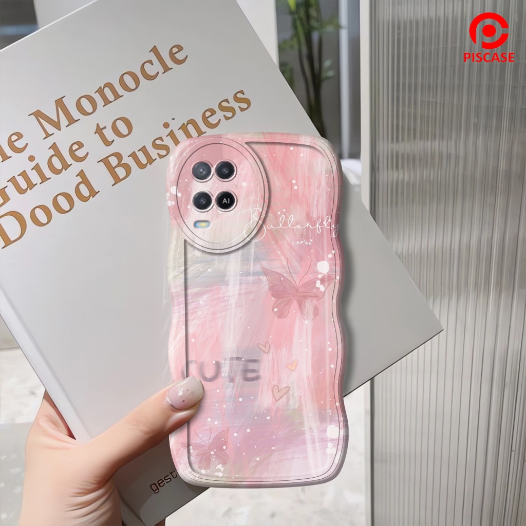 Softcase OPPO OPPO A54 GELOMBANG - Fashion Softcase - Casing OPPO A54 GELOMBANG - Softcase Pro Camer