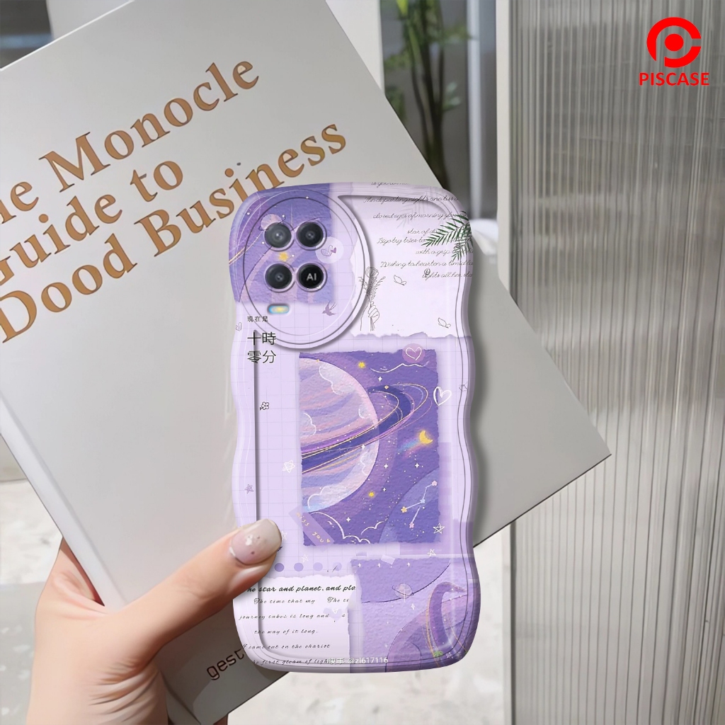 Softcase OPPO OPPO A54 GELOMBANG - Fashion Softcase - Casing OPPO A54 GELOMBANG - Softcase Pro Camer