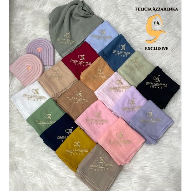 New Hijab Paris Classic Bordir by Felicia Azzarenka