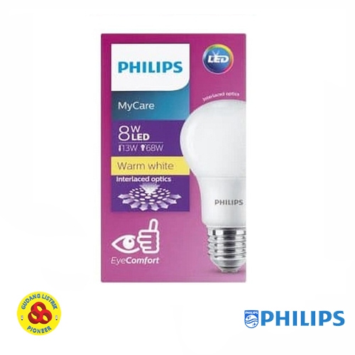 Lampu LED Philips Kuning Warm 3 watt 8 watt 12 watt warm white