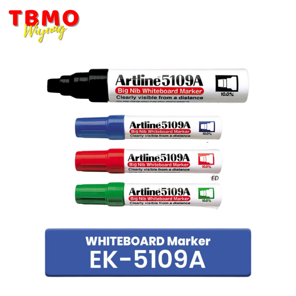 

TBMO Artline Spidol Jumbo Big Nib Whiteboard Marker EK-5109A Per Pcs