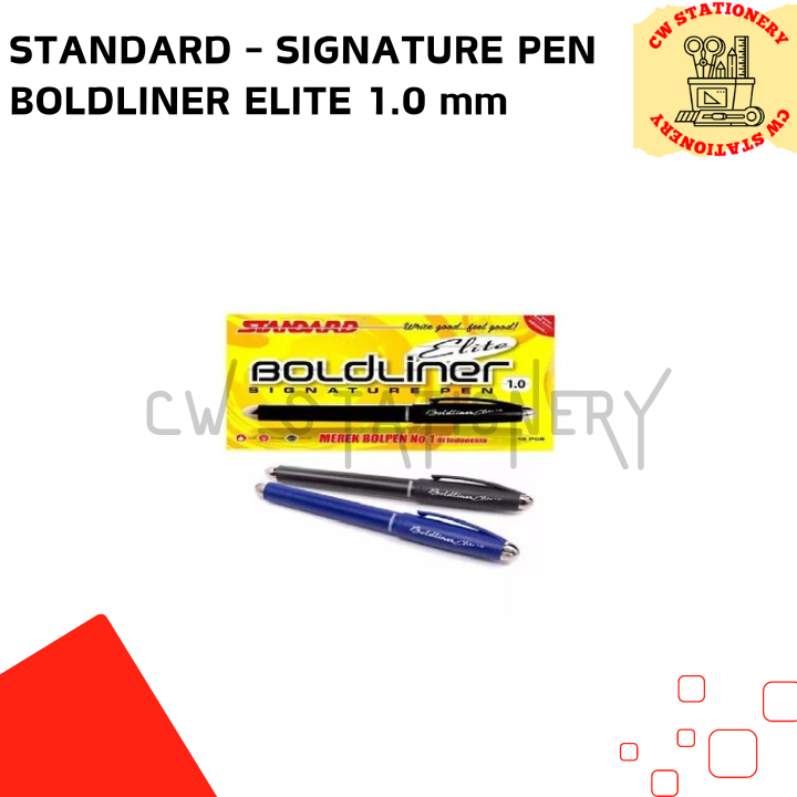 

Standard - Ballpoint / Pulpen / Bolpen Signature Pen Boldliner Elite 1.0 mm