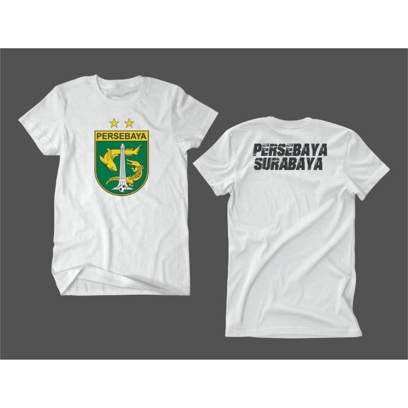 kaos putih Logo PERSEBAYA