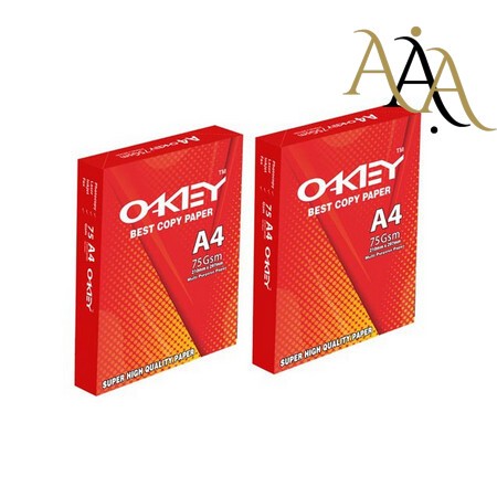 

Per pcs - Kertas Hvs 75 A4 Okey Print dan Fotocopy