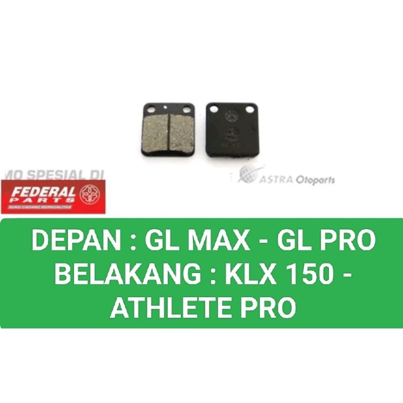 KAMPAS REM CAKRAM FEDERAL PARTS GLMAX GLPRO KLX150 ATHLETE PRO ORIGINAL FEDERAL PARTS