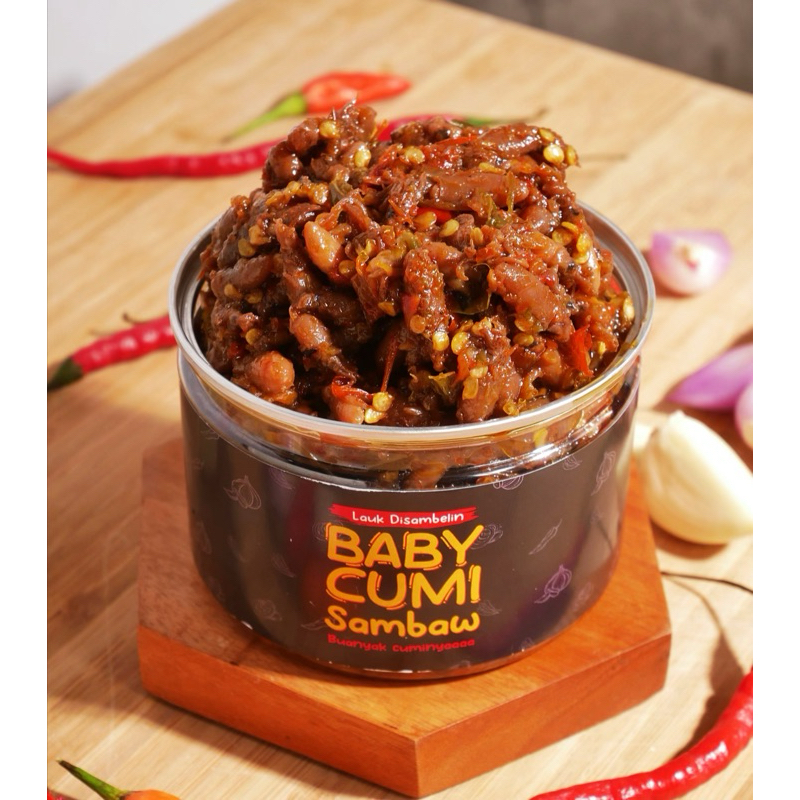 

Baby Cumi Sambaw / Baby cumi sambal bawang (1/4kg)