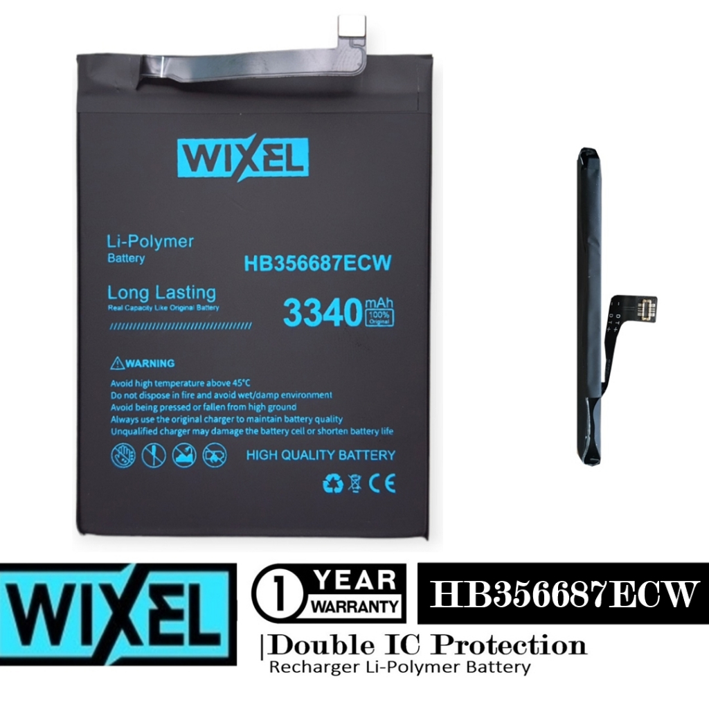 Baterai Wixel Nova 2i Honor 9i RNE-L21 RNE-L22 RNE-L02 HB356687ECW Double IC Protection