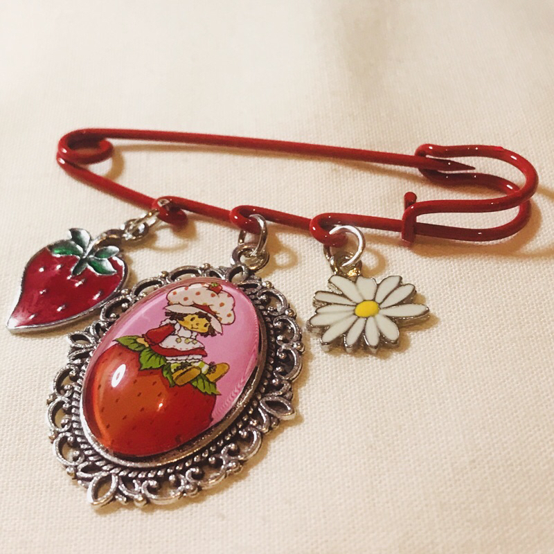 Strawberry Shortcake Brooch