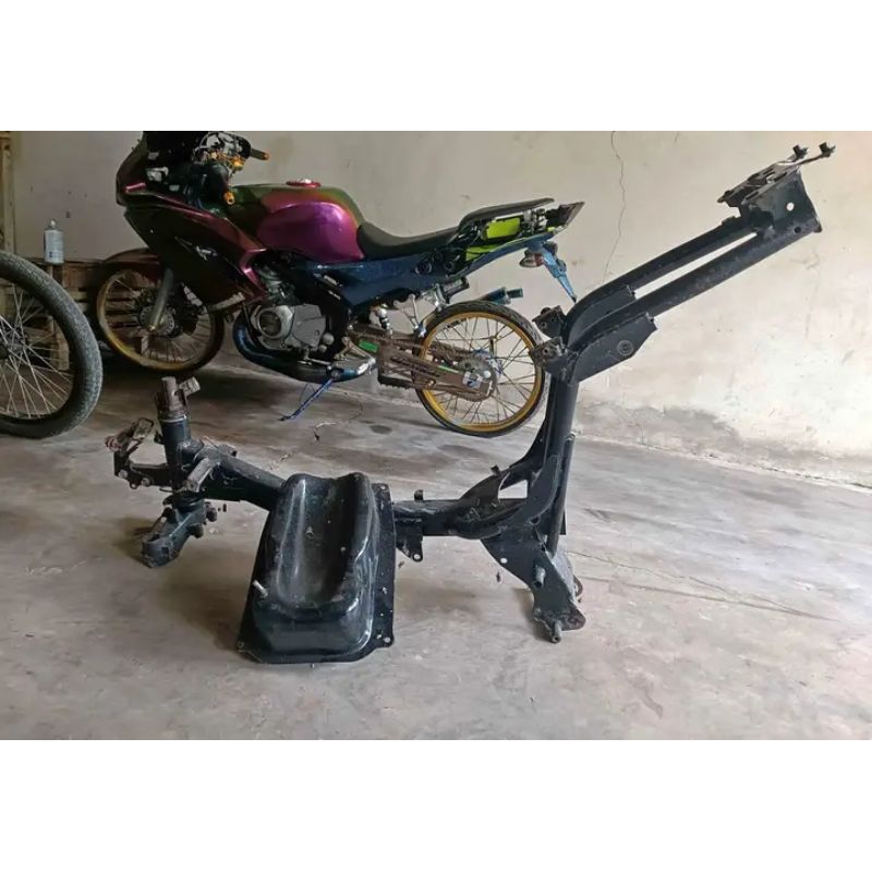 RANGKA SUPRA X 125 KARBU /KARISMA ORIGINAL RANGKA AJA