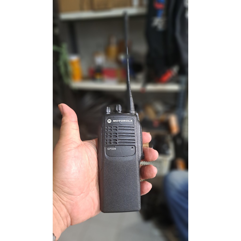 Ht Motorola Gp328 Uhf Asli 403Mhz Motorola GP 328 Uhf Atas Frekuensi Uhf 403 Mhz sd 470 Mhz Made in 