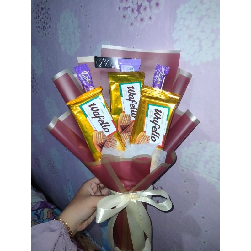 

Buket Jajan Bouquet Snack Kado Ulang tahun Buket Wisuda Buket Hemat
