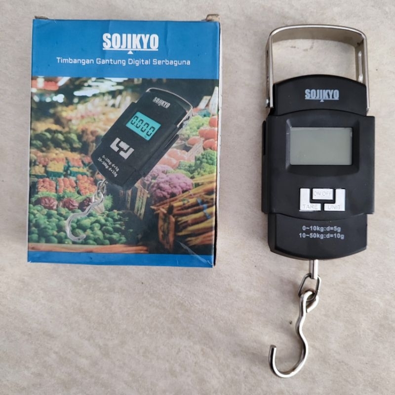 Timbangan Gantung Digital Portable Elektronik Electronic Scale 50kg 50 kg Sojikyo