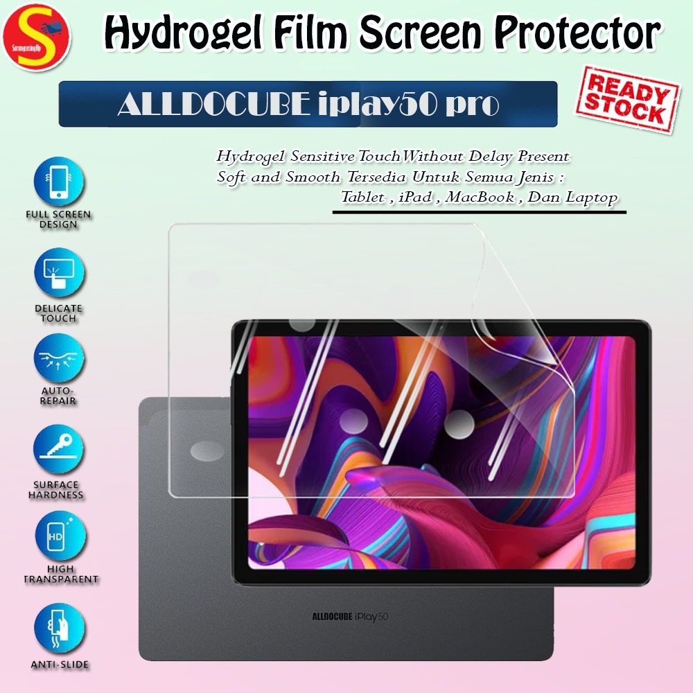 ALLDOCUBE iPlay 50 Pro Hydrogel Tpu Screen Guard Protector Anti Gores