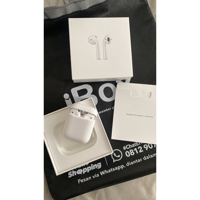 preloved apple airpods 2 charging case garansi resmi ibox