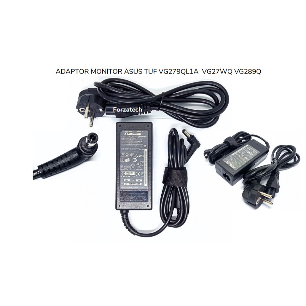 Adaptor Charger Monitor ASUS TUF VG279QL1A  VG27WQ VG289Q New Bergaransi 3 Bulan