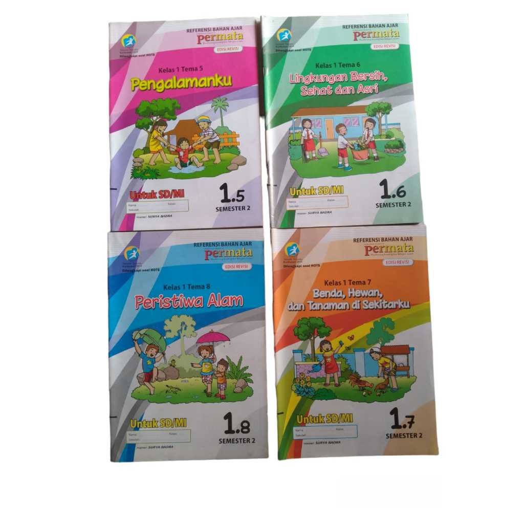 LKS PERMATA KELAS 1 TEMA 1 2 3 4 5 6 7 DAN 8 SEMESTER 2 SD/MI KURIKULUM 2013 EDISI REVISI