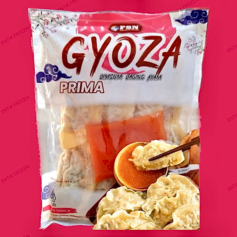 

Gyoza Dimsum Daging Ayam Prima (10pcs+Saus) Sakana Indoprima 250gr