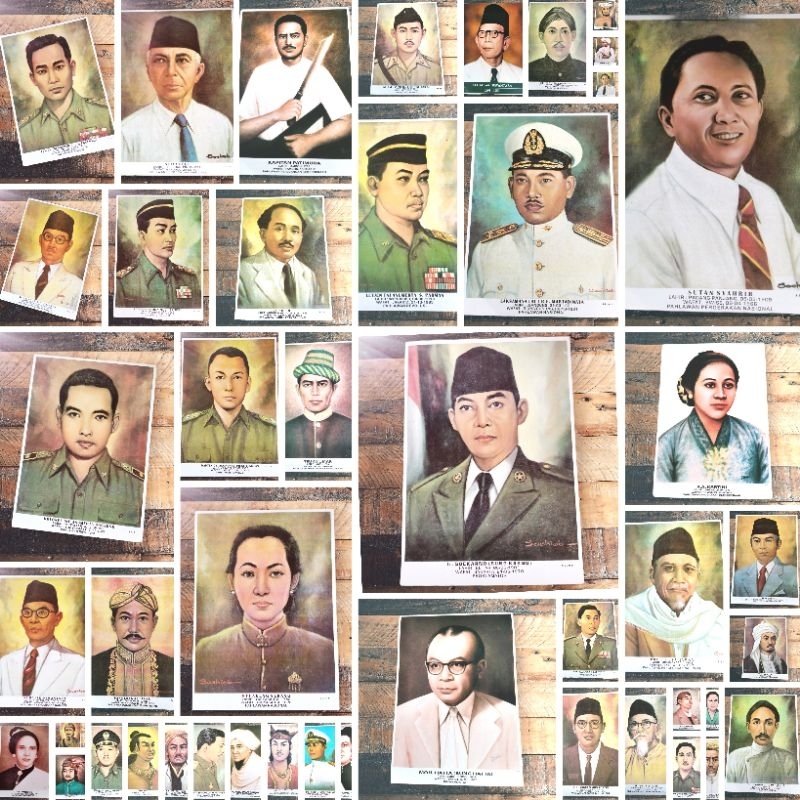 Poster Pahlawan Kemerdekaan Indonesia