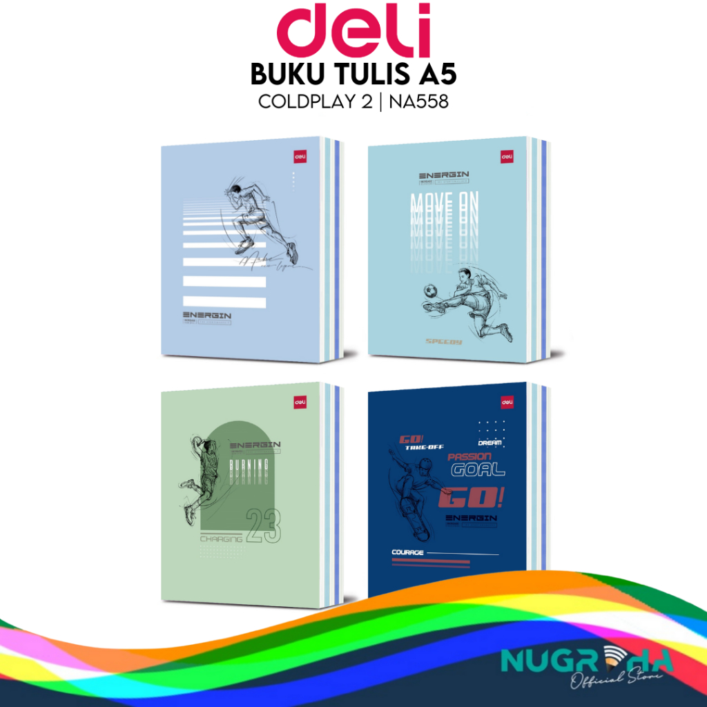 

2024 Buku Tulis Sekolah DELI 58 Lembar – Coldplay 2