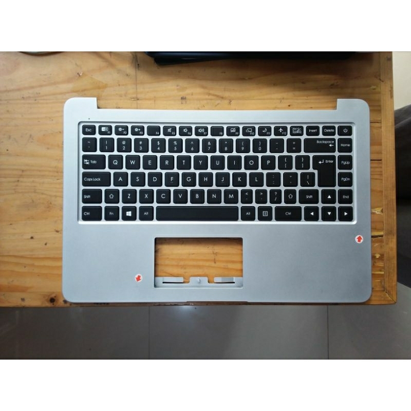 Palmrest Infinix Itel Able S1 14 inch Silver Second Original