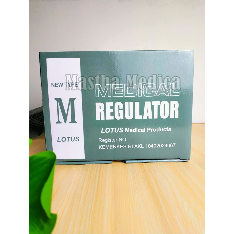 Regulator oksigen Lotus Tabung Oksigen O2 Medical