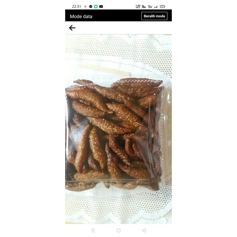 Kue kas Toraja (Deppa Tori)
