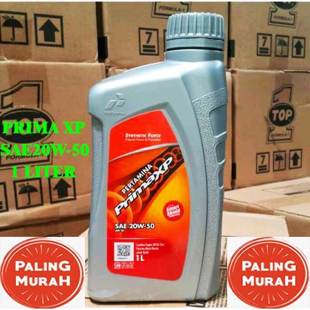 Oli Prima XP 1 Liter SAE 20W-50 Oli Prima XP pertamina SAE 20W-50 1L OLI PRIMA XP 1L