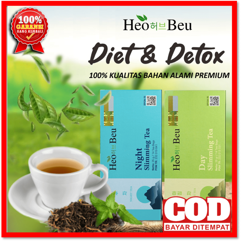 

[BISA COD] TEH HEO BEU SLIMMING TEA |TEH HEO BEU KOREA ORIGINAL 100% BPOM