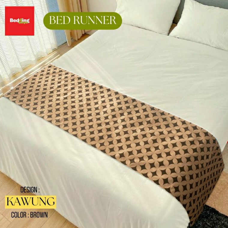 ART C66X Bedding Depo  Bed Runner Hotel Motif Kawung