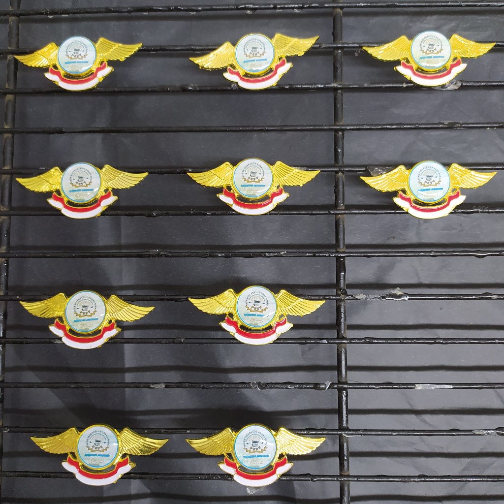Pin Sayap Lama Pin Kuningan Logo Pin Custom Logo Resin Peniti