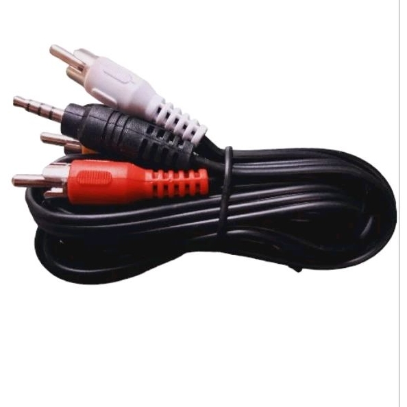 kabel Rca di gunakan untuk stb androidke TV Tabung panjang 1.5meter, HP android ke specker aktif dll