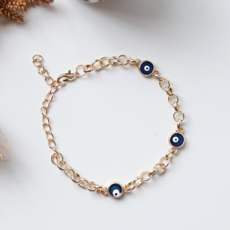 Turkish Edition / Gelang Wanita / Gelang Rantai / Gelang Wanita Lebaran / Gelang Evil eye