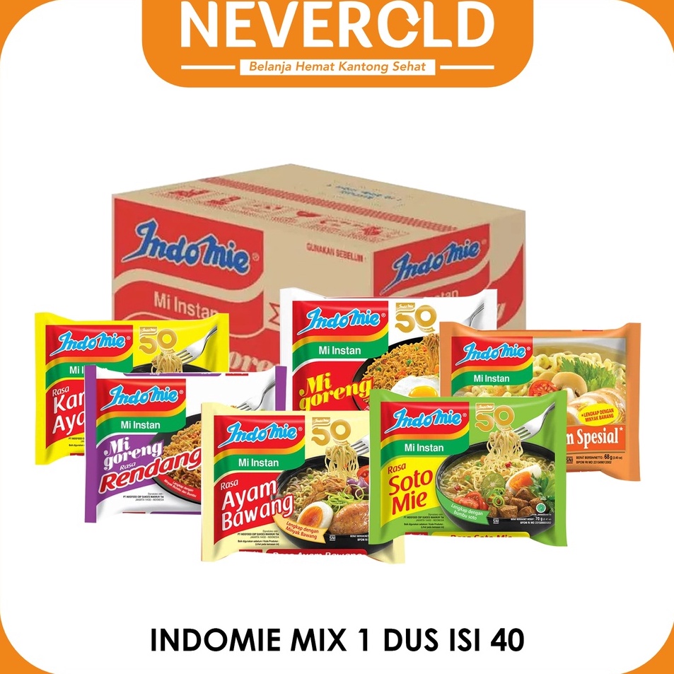 

Best Terlaris Indomie 1 Dus isi 4 bisa campur R44